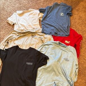 Vineyard Vines Men long and short sleeve  Shirt Set - men’s x-small total 6